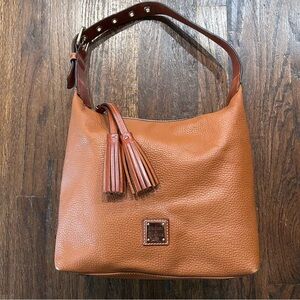 Dooney & Bourke Pebble Tan/Carmel Hobo Shoulder Bag